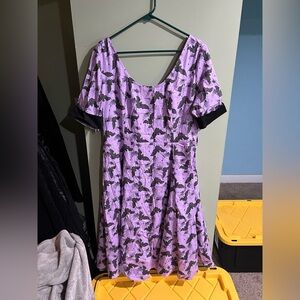 NWT ModCloth x Collectif June Tangled Bats Swing Dress